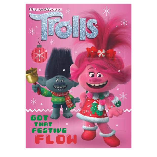 Trolls Troll Adventskalender mit Schokoladenfüllung 75g