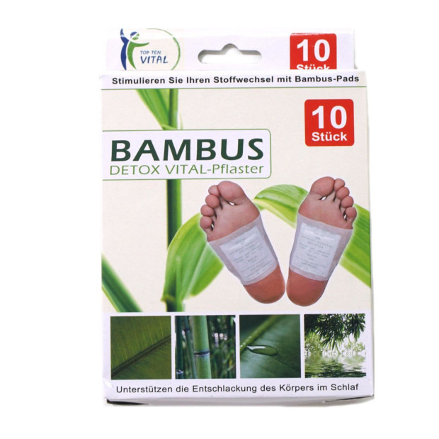 Fußpflaster Bambuspflaster Energiepflaster Vital-Pads Bambus Wellness für Füße