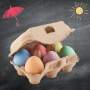 Kreative Ostereier-Kreide für Kinder – 6 bunte Farben im Eierkarton