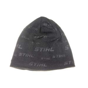 Stihl Strickmütze Schwarz Beanie, Innenfutter Fleece