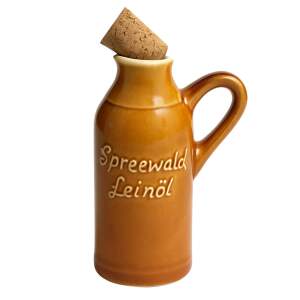 Keramikflasche Spreewald für Leinöl 110 ml...