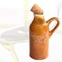 Keramikflasche Spreewald für Leinöl 110 ml ungefüllt