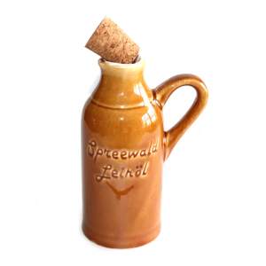 Spreewald Geschenkset – Leinöl 100 ml & Keramikflasche 110 ml