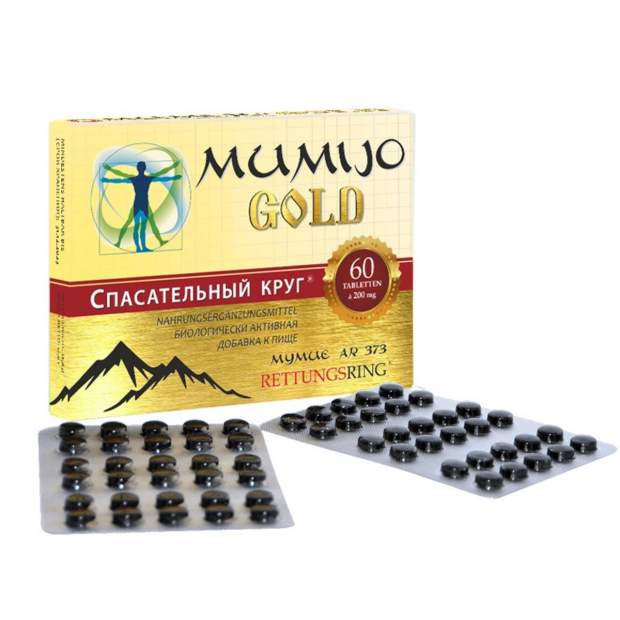 Mumijo Gold, Shilajit, Mineralien, 60 Tabletten, 200mg