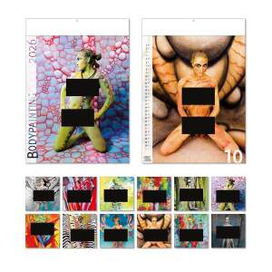 Erotikkalender 2026 Bodypainting – Wandkalender A3...