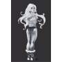 Erotikmagnet Kühlschrankmagnet Erotik Pin Up Girls Walküre Schwarz/Weiß