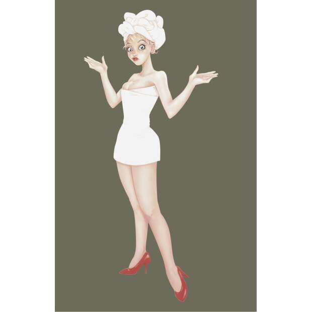Erotikmagnet Kühlschrankmagnet Erotik Pin Up Girls Shower Girl