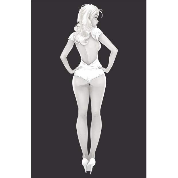 Erotikmagnet Kühlschrankmagnet Erotik Pin Up Girls High Heels