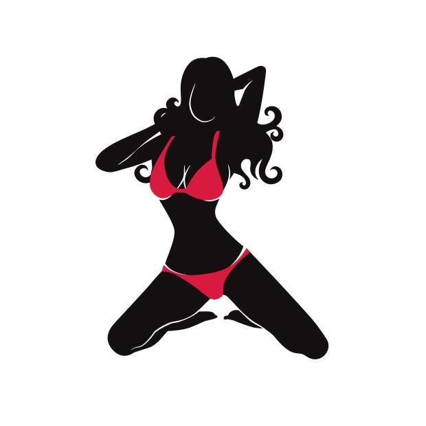 Erotikmagnet Kühlschrankmagnet Erotik Pin Up Girls Red Slip