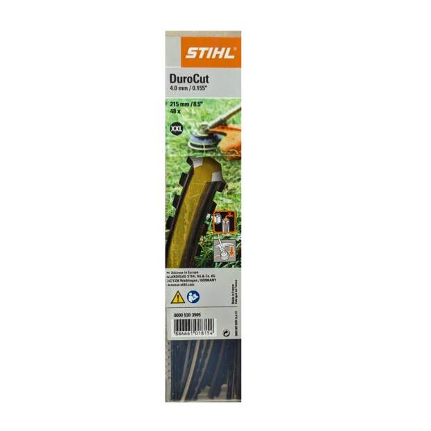 Stihl Fadenstücke 48 Stück pro Pack  XXL DuroCut 40-4 gezahnt 215 mm x 4 mm
