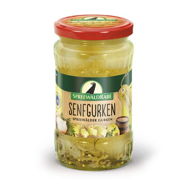 Spreewälder Gurken - Senfgurken, Schälgurken [Füllm. 330g / Abtr. 215g]