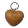 Husqvarna Schlüsselanhänger Holz-Herz mit Gravur Logo
