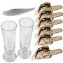Stihl Biergläser Set 2 Stk. Bierglas 0,3 l Bierdeckel Flaschenöffner Geschenkset