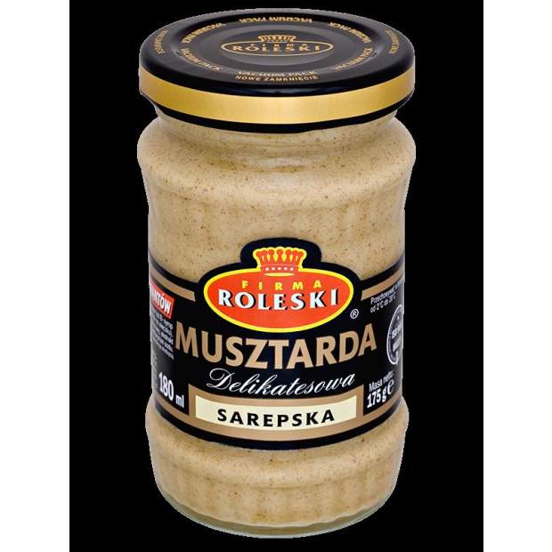 Roleski Tafelsenf "Musztarda Sarepska" Polnischer Senf 175 g 