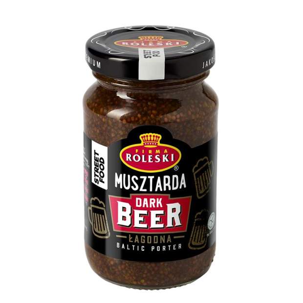 Roleski Musztarda Dark Beer Senf mit Bier 210 g