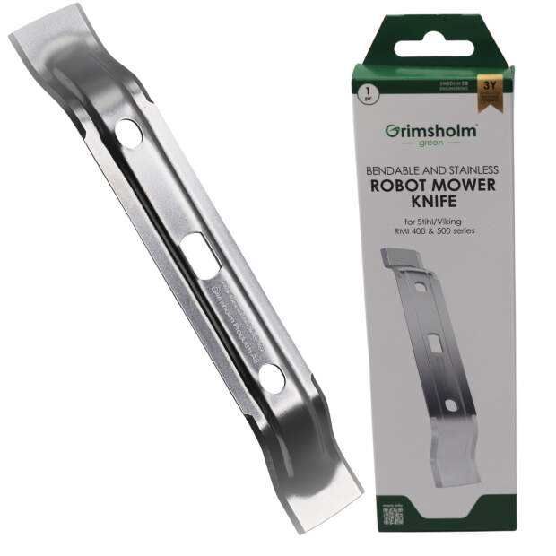 Grimsholm Mähmesser Kompatibel für Stihl und Viking iMow RMI 422 RMI 522 RMI 4 RMI 5 200mm