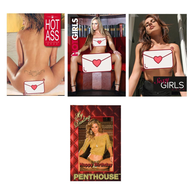 Kalender 2023 Sexy Girls Set HCGirl, Sexy Girl, Hot Ass Geschenkkarte Penthouse Happy Birthday