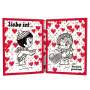 Liebe ist ... Adventskalender Doppelkalender mit Schokoladenherzen - Partneradventskalender