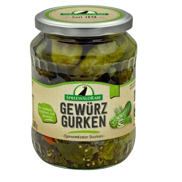 Spreewälder Gewürzgurken [Füllm. 670g / Abtr. 360g]
