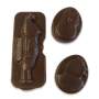 Lustiger Osterkalender mit Schokolade 90g & Tafelkreide Riesenkreide 4 Farben