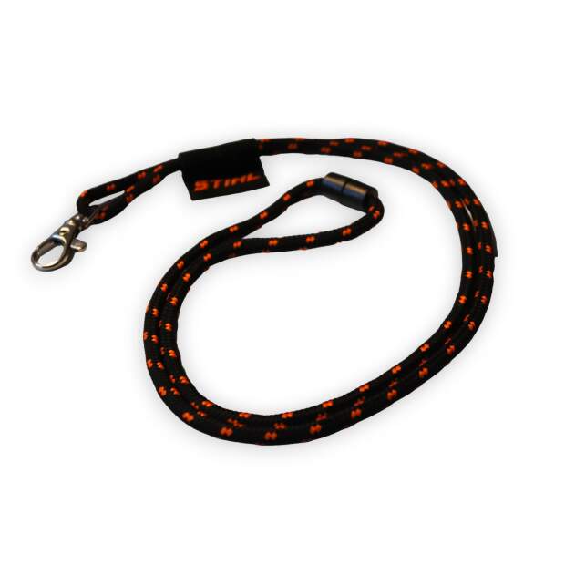 Stihl Schlüsselband - 54cm - Lanyard mit Karabiner in Schwarz-Orange
