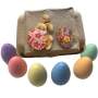 Kreide Eier Kinderkreide Straßenmalkreide Kreide-Eier in bunten Farben Tafelkreide Ostereier aus Kreide (6teilig)