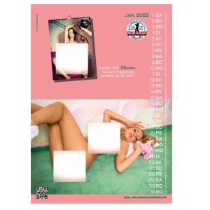 Porn Stars Girls Kalender 2027 - Erotik Wandkalender DIN A3 | Jens Brüggemann