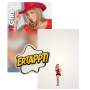Kalender 2026 Pin up Hot Girls Erotikkalender in DIN A4 Mappe Red Dessous Girl