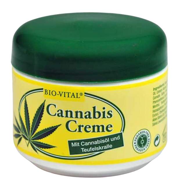 Bio-Vital Cannabis Creme mit Hanföl und Teufelskralle 125 ml