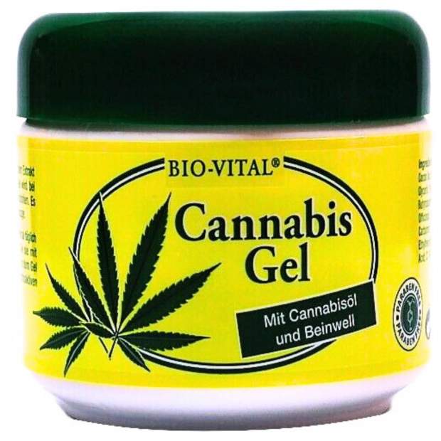 Bio-Vital Cannabis Gel mit Hanföl und Beinwell 125 ml