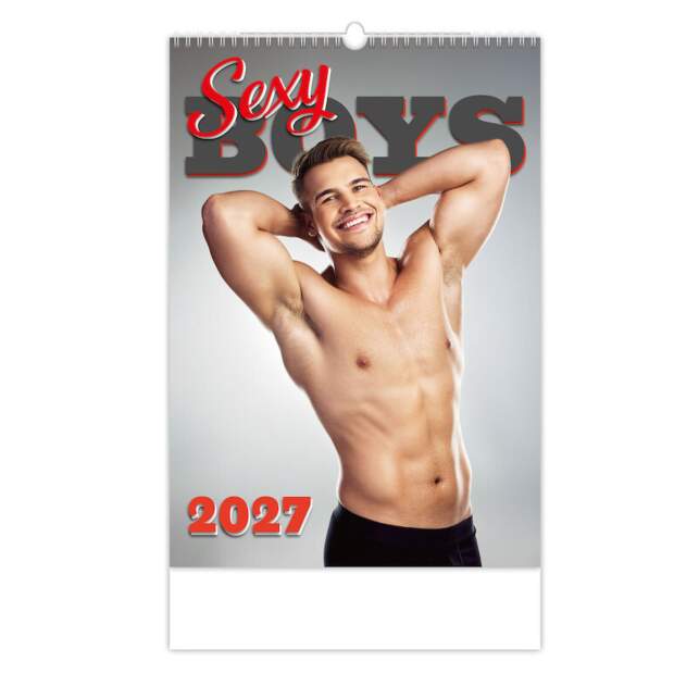 Erotik Kalender 2027 - Sexy Boys - Kalender - 31,5  x 45 cm mit Spiralbindung