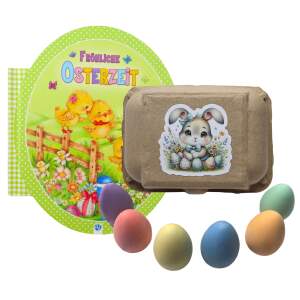 Bunte Straßen- und Tafelkreide im Ei-Format &...