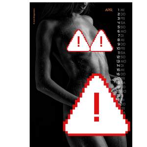 Erotik Kalender 2026 Hot Stuff Wandkalender DIN A4