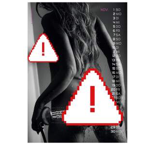 Erotik Kalender 2026 Hot Stuff Wandkalender DIN A4