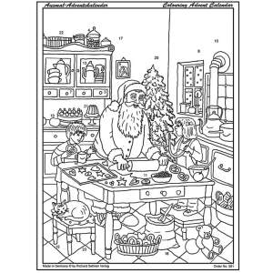 Ausmal-Adventskalender für Kinder –...