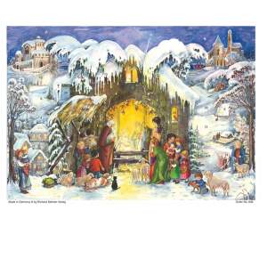Adventskalender mit Schokolade – Nostalgische...