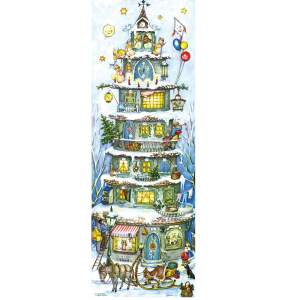 Adventskalender – Nostalgischer Weihnachtsturm mit...