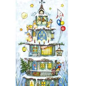 Adventskalender – Nostalgischer Weihnachtsturm mit...