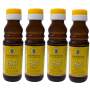 4 x 100ml Leinöl Speiseleinöl kaltgepresst nativ frisch abgefüllt Speiseöl