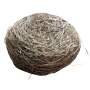 Natur-Grasnest Ø 15 cm – Handgefertigtes Osternest oder Deko-Vogelnest aus getrocknetem Gras