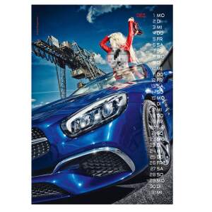 Cars & Girls Kalender 2025 Erotikkalender DIN A3
