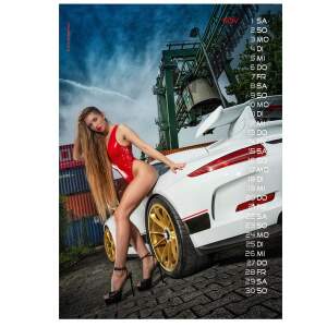Cars & Girls Kalender 2025 Erotikkalender DIN A3