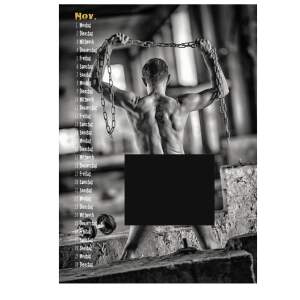 Nice Guys & Bad Cocks Boy Kalender 2027 DIN A4 – Pin-up Wandkalender mit Spiralbindung