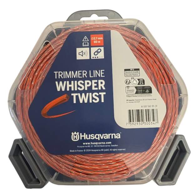 Husqvarna Trimmerfaden 2,7 mm – 60 m Schneidfaden Whisper-Twist | Original 597 66 91-31