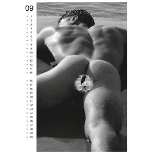 Erotikkalender 2026 Pin-up Men Kalender - 10 Stück -