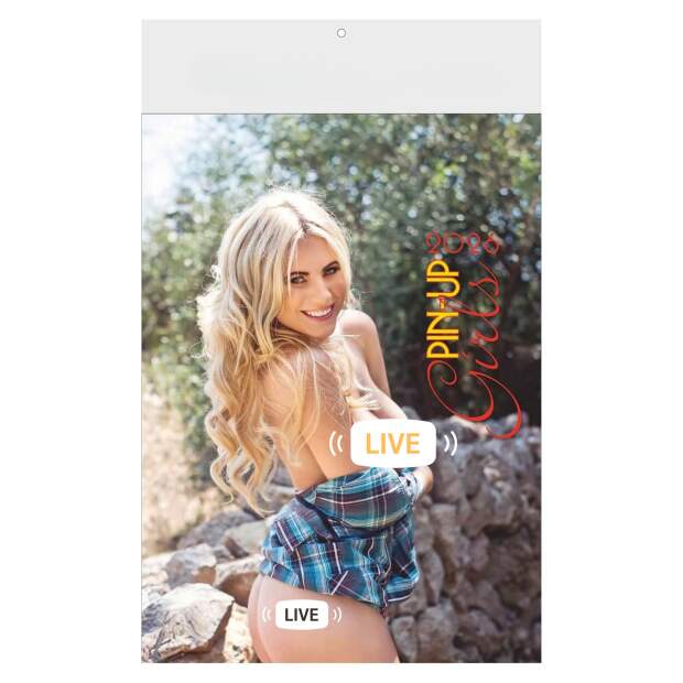 Erotik Kalender Pin-up Girls 2026 Wandkalender 47,8 x 29,7 cm