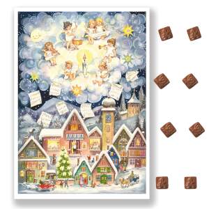 Adventskalender mit Schokolade – Nostalgisches...