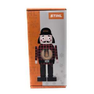 Stihl Nussknacker aus Holz, ca. 20 cm groß
