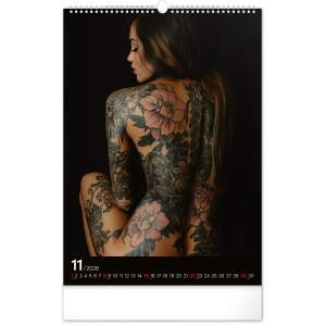 Inked Girls Kalender 2026 – Wandkalender mit Tattoo-Frauen & Models, 33×46 cm