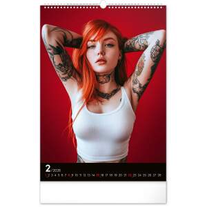Inked Girls Kalender 2026 – Wandkalender mit...